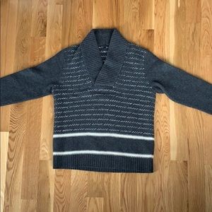 Theory grey cashmere sweater sz M